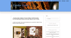 Desktop Screenshot of condoraudio.com